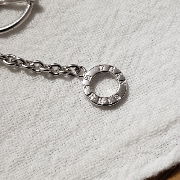 Beautiful sterling silver Dean Harris Peace Sign Bracelet - Picture 4 of 6